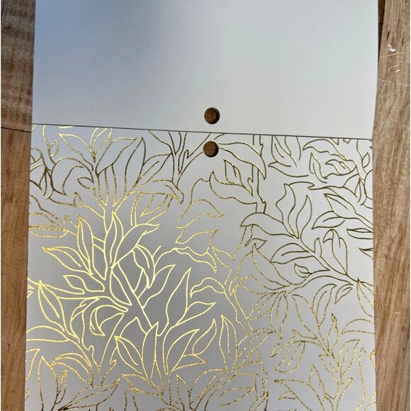 White & Gold Foil Cardstock Pad 6" X 8" 20 Sheets DCWV Stack For Crafting & Scra - Picture 4 of 6
